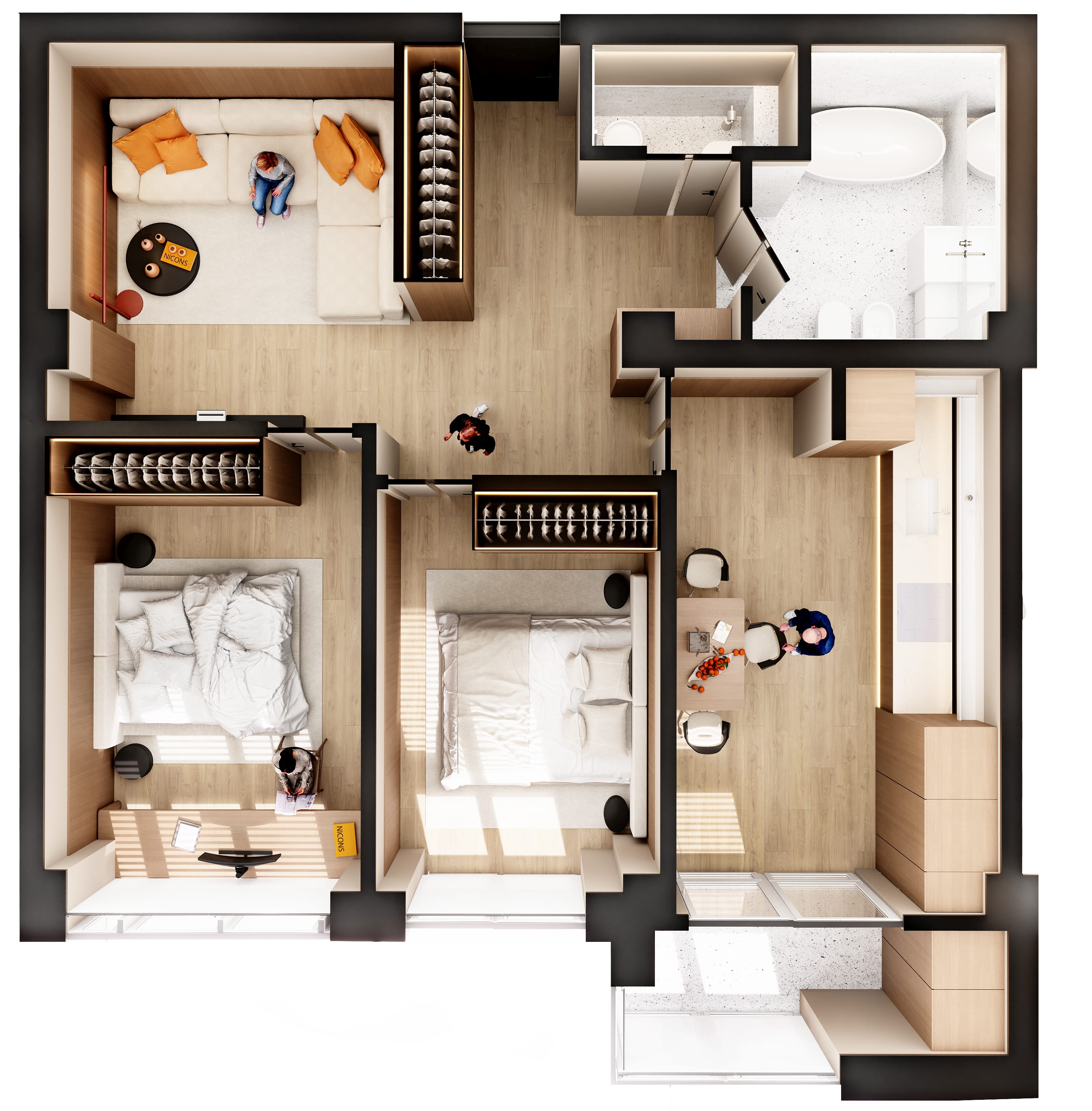 Interactiv plat